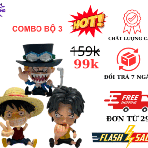 Combo Mô Hình One Piece – Bộ 3 Anh Hùng Biển Cả